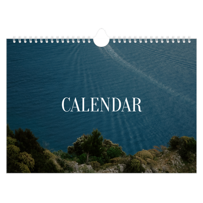 A4 Landscape Photo Calendar — Endless escape [cover]