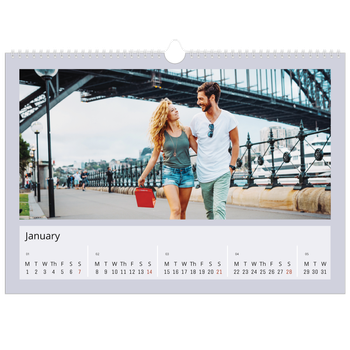 A3 Landscape Photo Calendar — Colour my world