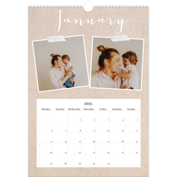 A3 Photo Calendar — Scrapbook calendar