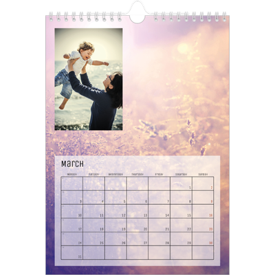 A4 Photo Calendar — Back to nature [March]
