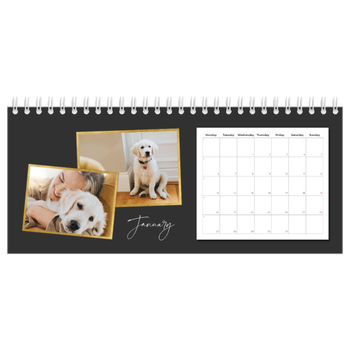 Desk Photo Calendar — So many memories