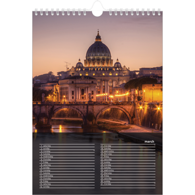 A4 Photo Calendar — Complements [March]
