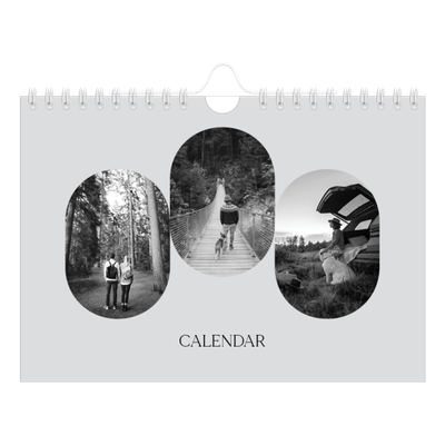 A5 Landscape Photo Calendar — Open road [cover]