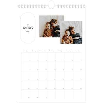 A4 Photo Calendar — Making plans
