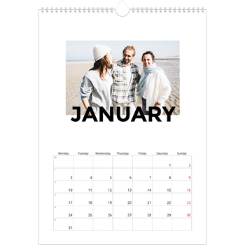 A3 Photo Calendar — Scattergram