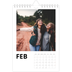 A5 Photo Calendar — White space [February]