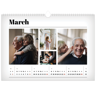 A3 Photo Calendar — Hot off the press [March]
