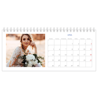 Desk calendars — Cobalt classic [April]