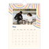 A5 Photo Calendar — Retro stripes [cover]
