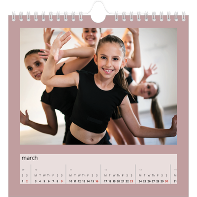 Square calendars  — Neo Scandi [March]