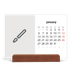 Easel Desk Calendar Landscape  — Design your own product [January]
