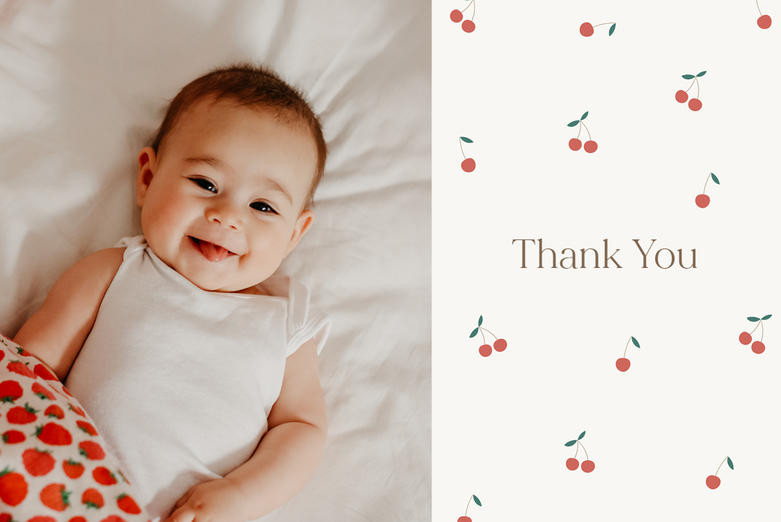 Thank you cards — Cherry bliss