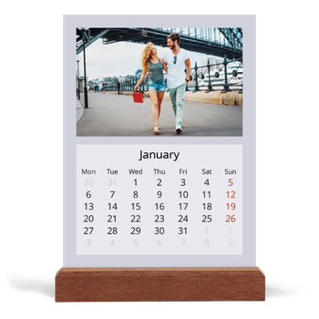Easel Desk Calendar Portrait — Colour my world