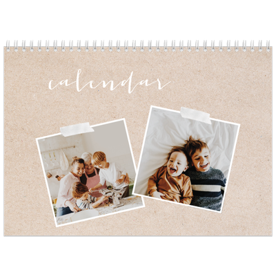 A4 Double Photo Calendar — Scrapbook calendar [cover]