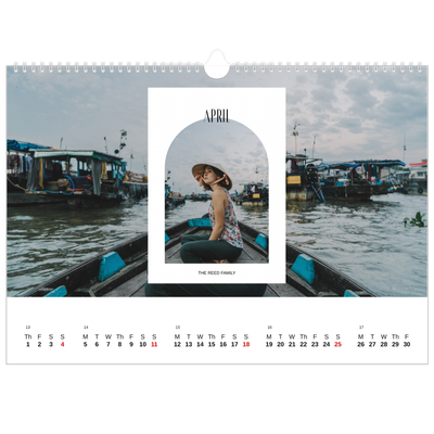 A3 Photo Calendar — The open arch [April]