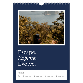 A3 Photo Calendar — Editorial Earth