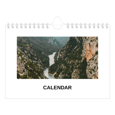 A5 Landscape Photo Calendar — Simple photo [cover]