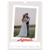 A3 photo calendars — Signed in crimson [April]