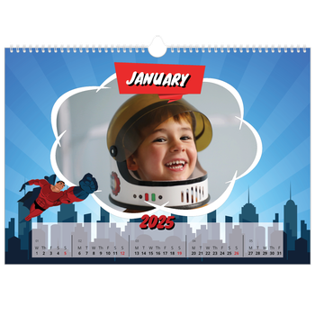 A3 Landscape Photo Calendar — Comic book