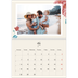 A4 Double Photo Calendar — Painted flowers [April]