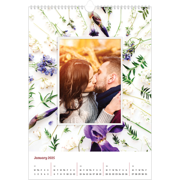 A3 Photo Calendar — Flower frames