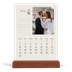 Easel Desk Calendar Portrait  — Initials in bloom [cover]