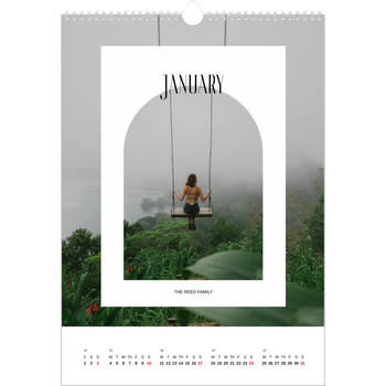 A3 Photo Calendar — The open arch