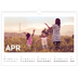 A3 Photo Calendar — Big month [April]