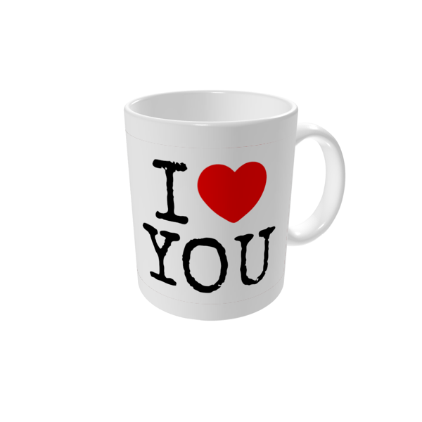 Personalised mugs — I heart you