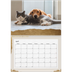 A4 Double Photo Calendar — Classic Gold [April]