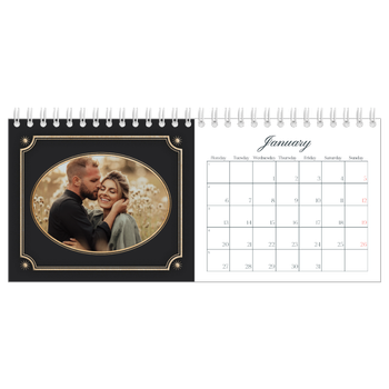 Desk Photo Calendar — Vintage classic
