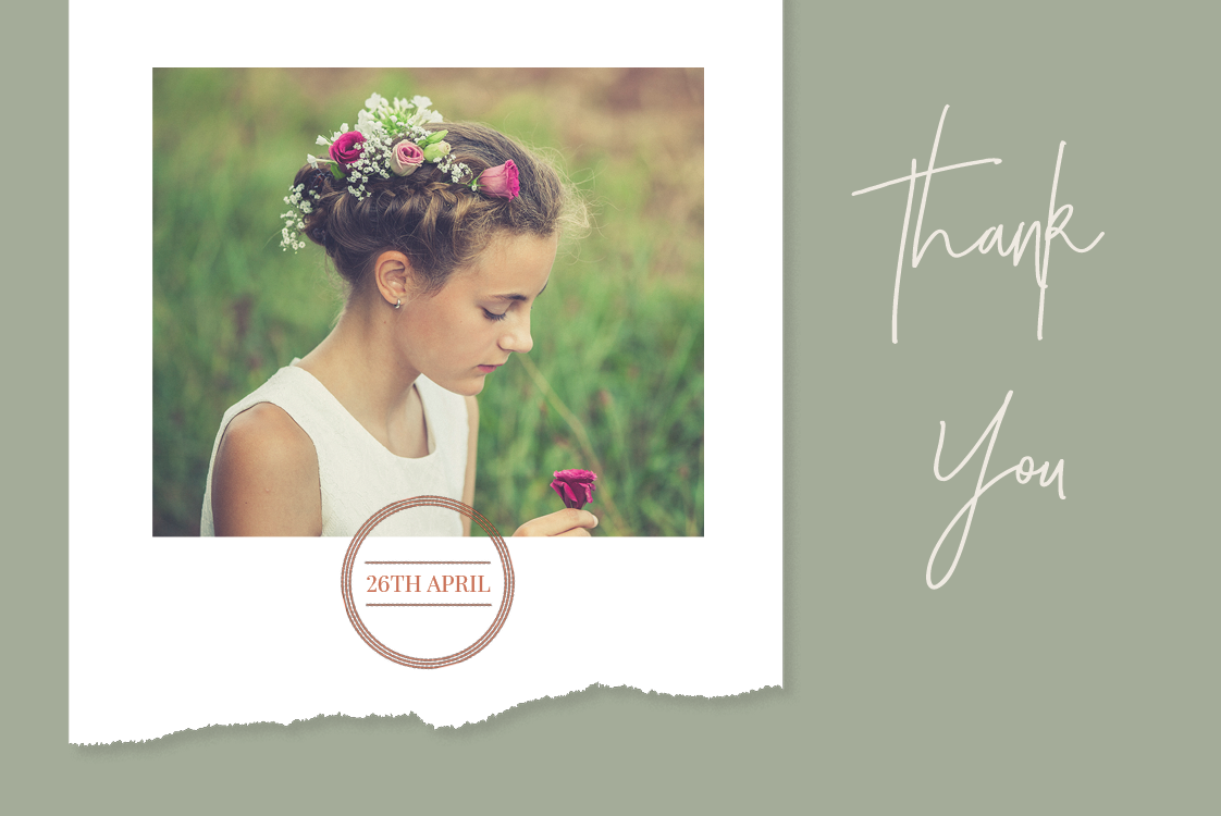 Thank you cards — Sage