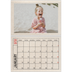 A4 Double Photo Calendar — Craft stamp effect [January]
