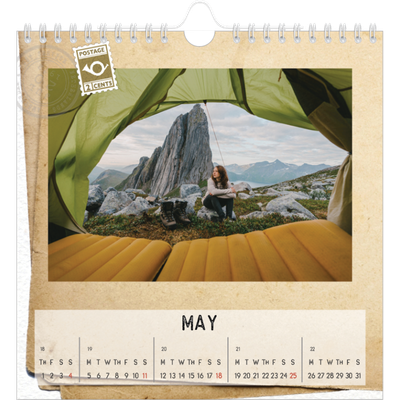 Square calendars  — Parts unknown [cover]