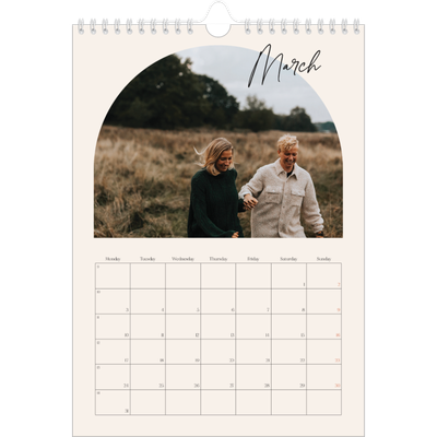 A4 Photo Calendar — Arch memories [March]