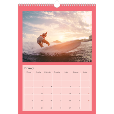 A3 photo calendars — Colour my world [February]