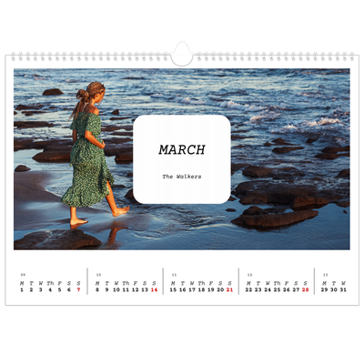 A3 Photo Calendar — Full story [March]