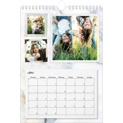 A4 Photo Calendar — Picture collection [April]