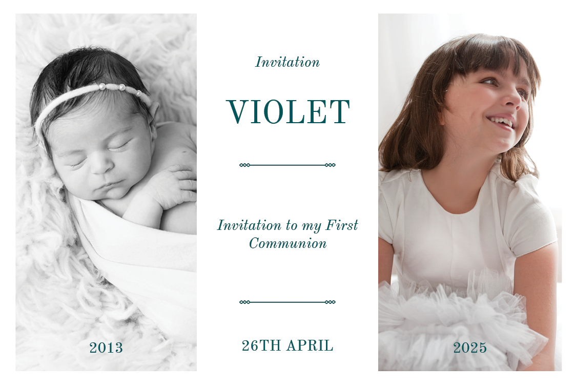 Invitations — Then and now