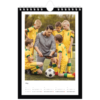 A5 Photo Calendar — Black frame [cover]