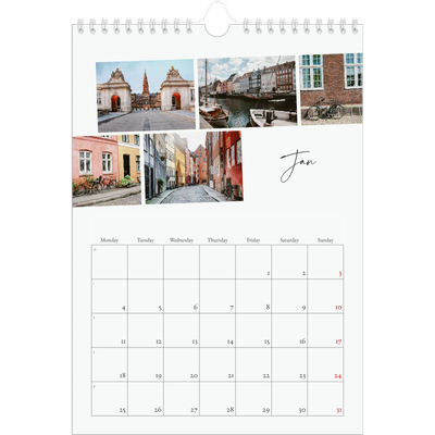 A4 Photo Calendar — City break [January]