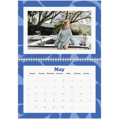 A4 Double Photo Calendar — Playing with pattern [cover]