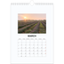 A4 Photo Calendar — Simple photo [March]