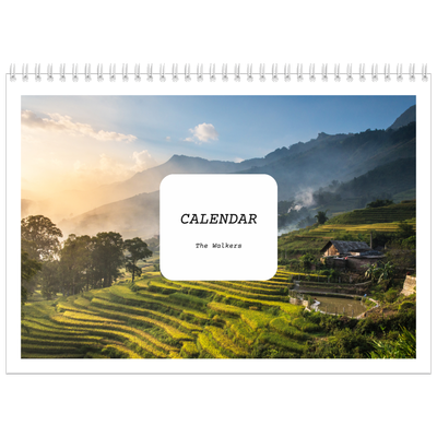 A4 Double Photo Calendar — Full story [cover]