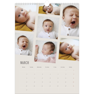 A3 photo calendars — Memories in motion [March]