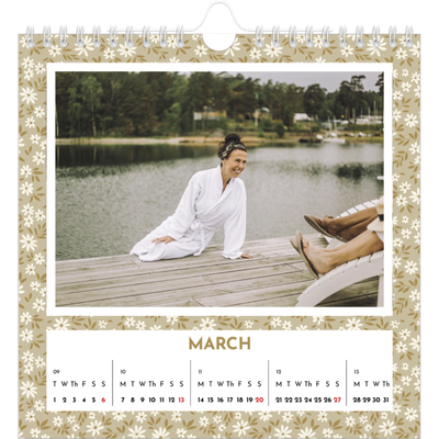 Square calendars  — Full bloom [March]