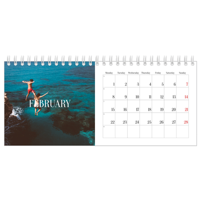 Desk calendars — Endless escape [February]