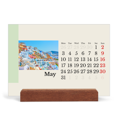 Easel Desk Calendar Landscape  — Sights of the world [cover]