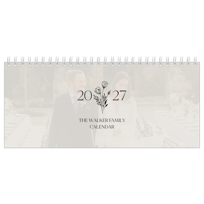 Desk calendars — Initials in bloom [cover]