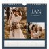 Square calendars  — Slate and serifs [January]